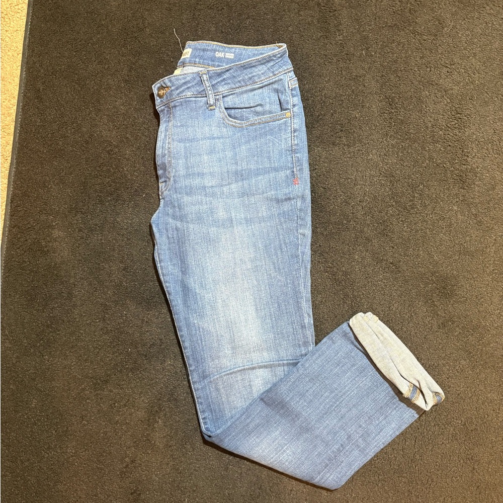 Warp + Weft Light Blue Straight Leg Jeans